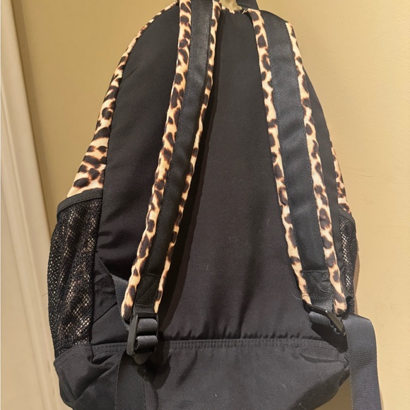 PINK Victoria's Secret Leopard Cheetah Campus Backpack - Rare/Vintage EUC - Picture 7 of 12
